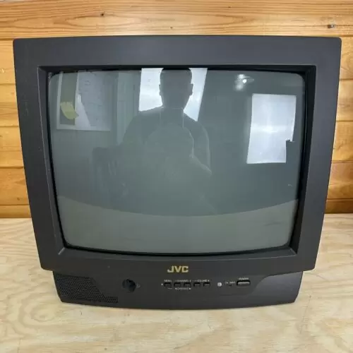 C $165.00 JVC C-13210 13" CRT TV Retro Gaming Television Without Remote TESTED!!