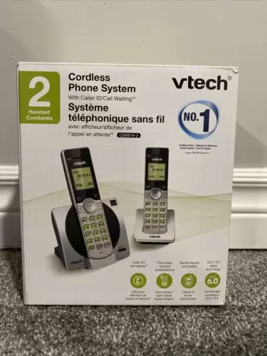 C $35.00 Vtech 2 Handset Cordless Phone system with caller ID/call Waiting CS6919-2
