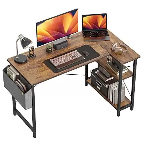 US $129.27 Computer Home Office Desk, 40 Inch Small Desk Study Writing Table with