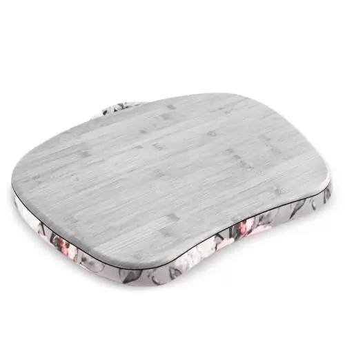 US $46.91 Lap Laptop Desk Portable Lap Desk with Pillow Cushion Light Grey