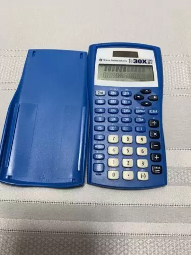C $10.00 Texas Instruments TI-30X IIS 2-Line Scientific Calculator BLUE