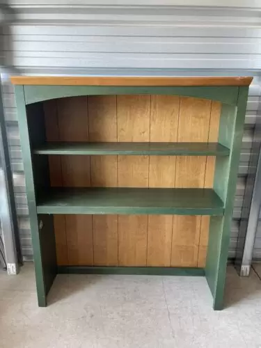 C $150.00 Ethan Allen Country Colors 2-Shelf Solid Wood Desktop Bookshelf Book Shelf