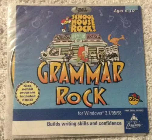 C $9.15 School House Rock Grammar Rock Software PC CD-ROM Educational Software