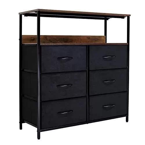 US $109.99 Dresser for Bedroom Chest Clothes Fabric Drawers Storage Tower Organizer